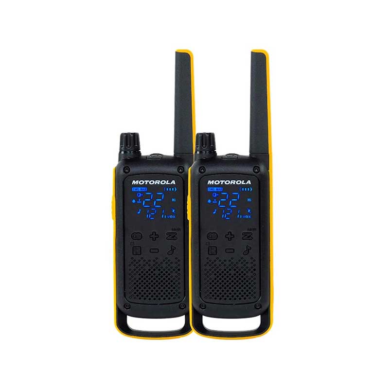 Radio De Comunicacao Walkie Talkie Motorola Talkabout T470br 35 Km Amarelo/Preto Truedata